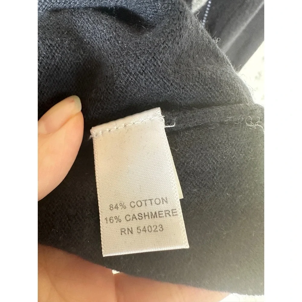 Banana‎ Republic Mens Argyle V-Neck Sweater M Cotton Cashmere Blend